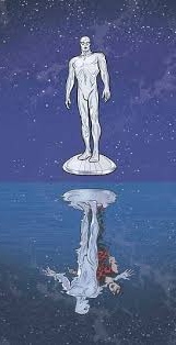 High Quality Silver surfer Blank Meme Template