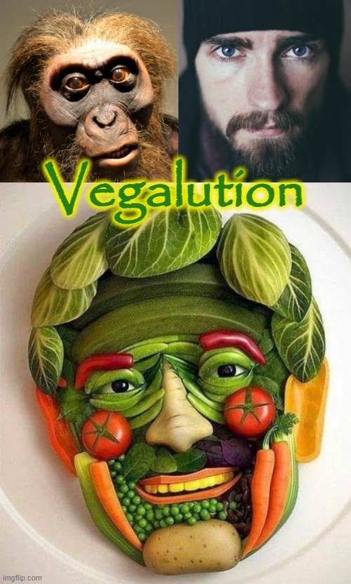 Vegalution | Vegalution | image tagged in vegetable | made w/ Imgflip meme maker