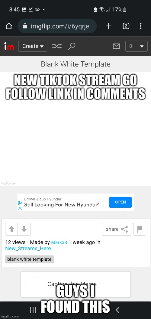 GUYS I FOUND THIS | made w/ Imgflip meme maker