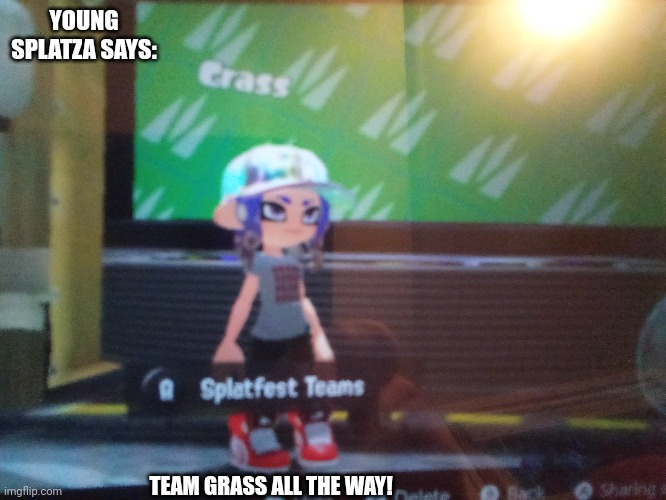 Yaaaassssss I choose grass types in all of my games, treecko, rowlet , YOU NAME IT! | YOUNG SPLATZA SAYS:; TEAM GRASS ALL THE WAY! | made w/ Imgflip meme maker