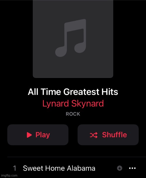 “Why yes, I did buy the song ‘Sweet Home Alabama’” | made w/ Imgflip meme maker