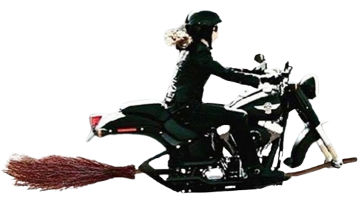 High Quality Witch Motorcycle Brook Blank Meme Template