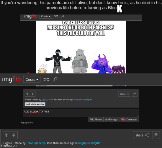 K | made w/ Imgflip meme maker