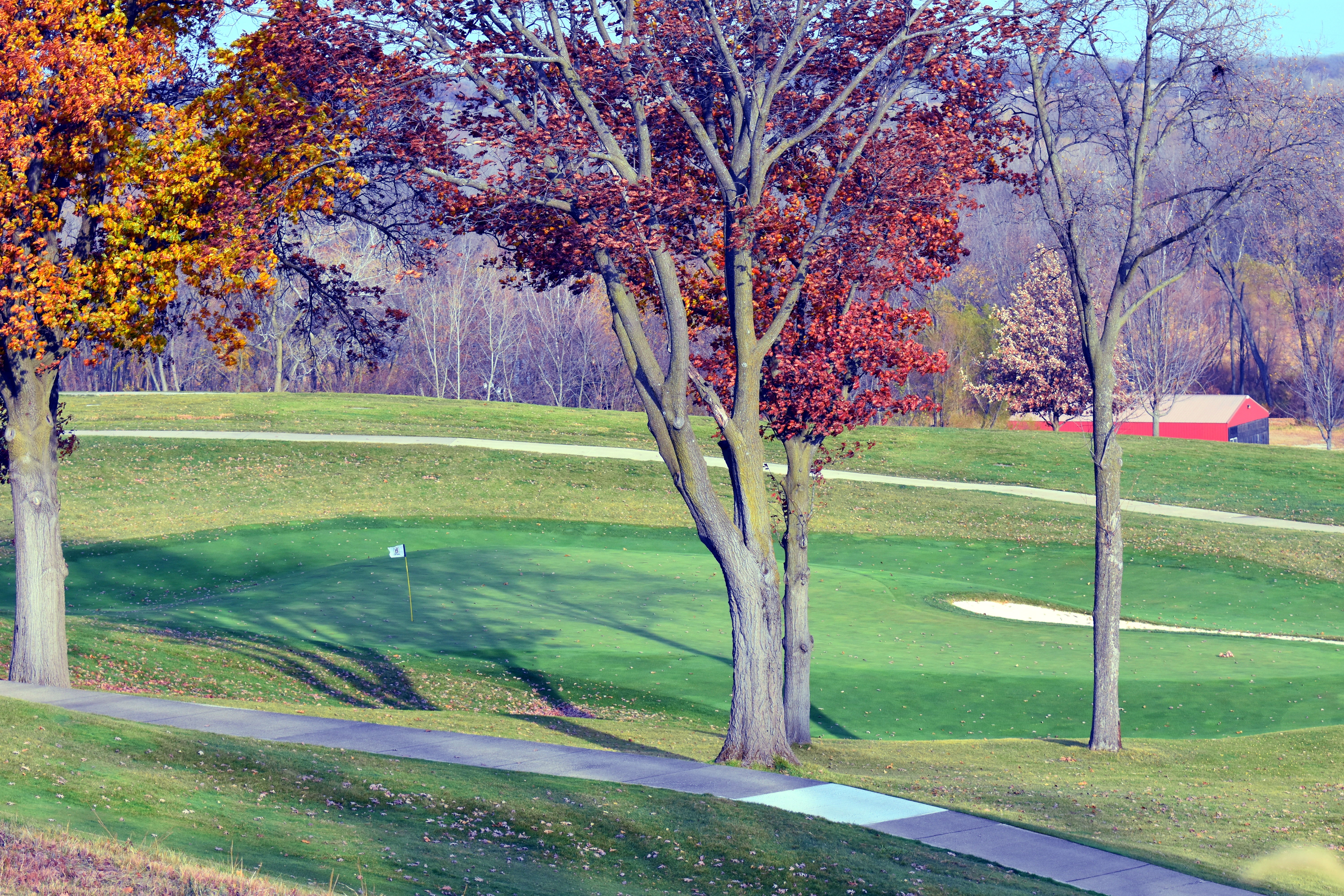 Got in a few holes couple a days ago before the weather gets bad. | image tagged in tpc deere run,kewlew | made w/ Imgflip meme maker