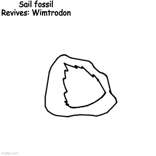 dont think it dont say it | Sail fossil
Revives: Wimtrodon | made w/ Imgflip meme maker