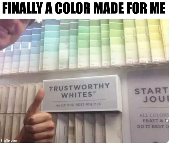 FINALLY A COLOR MADE FOR ME | image tagged in who_am_i | made w/ Imgflip meme maker