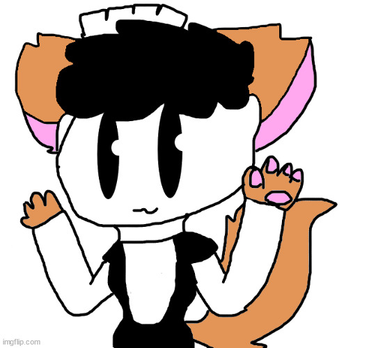 maid cat carlos | made w/ Imgflip meme maker