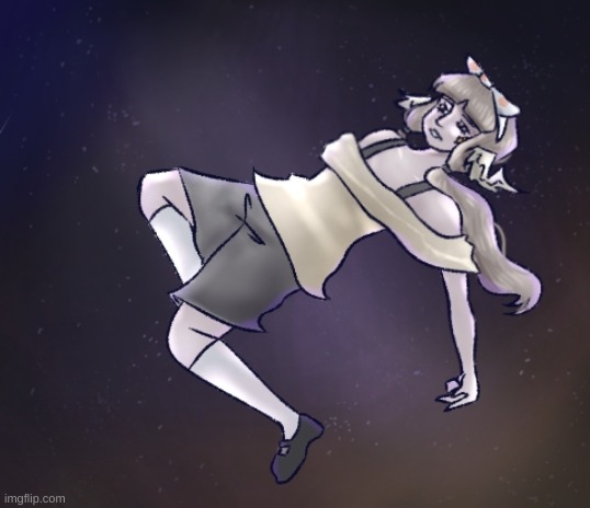 *kashiko casually floats by* | made w/ Imgflip meme maker