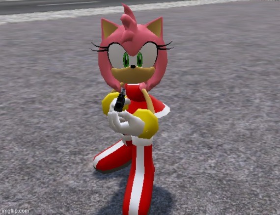 Amy Rose with a shotgun | image tagged in amy rose with a shotgun | made w/ Imgflip meme maker
