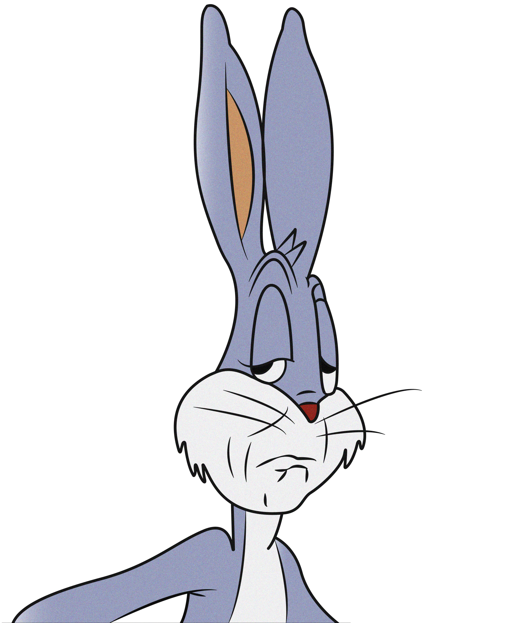 High Quality Bugs Bunny Look Blank Meme Template