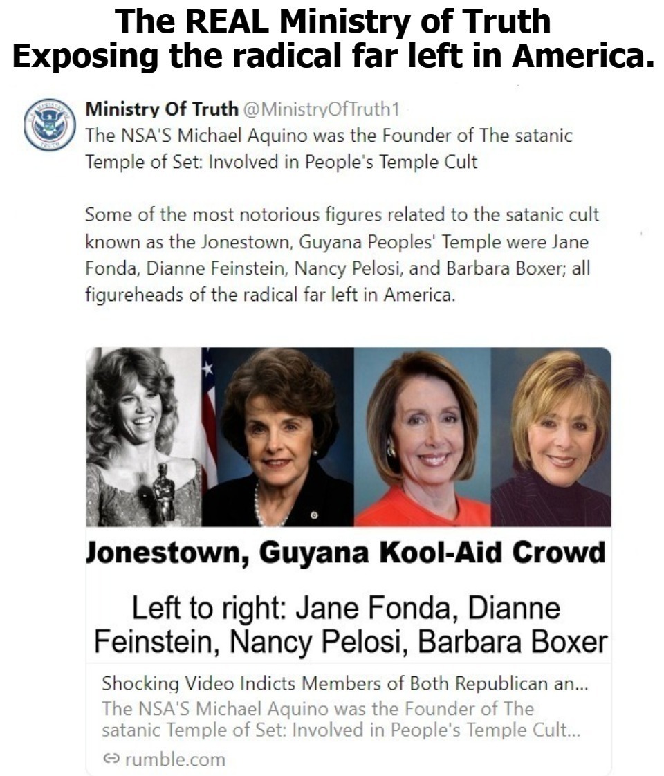 The REAL Ministry of Truth Exposing the Radical Far Left in America | image tagged in exposed,radical far left,radical left,marxism,communists,crush the commies | made w/ Imgflip meme maker