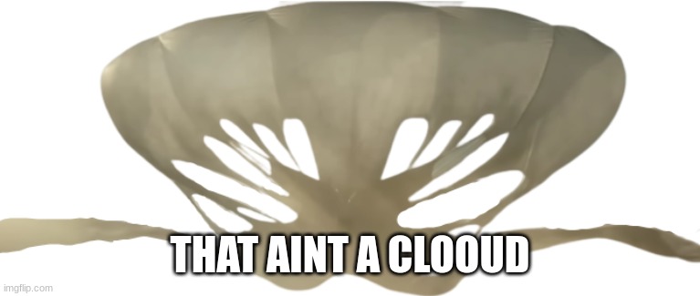 Occulonimbus Edoequus (Unfurled) | THAT AIN'T A CLOOUD | image tagged in occulonimbus edoequus unfurled | made w/ Imgflip meme maker