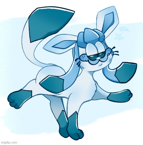@Frost | image tagged in glaceon | made w/ Imgflip meme maker