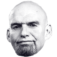 High Quality John Fetterman png with transparency Blank Meme Template