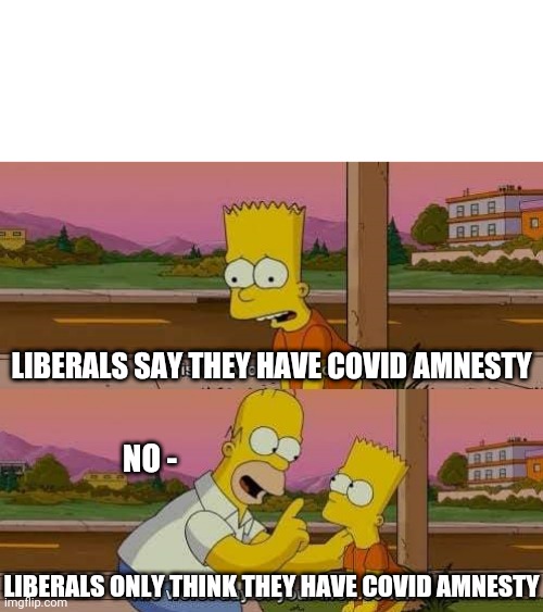 Guess Again | LIBERALS SAY THEY HAVE COVID AMNESTY; NO -; LIBERALS ONLY THINK THEY HAVE COVID AMNESTY | image tagged in this is the worst day of my life,liberals,leftists,pandemic,democrats,jab | made w/ Imgflip meme maker