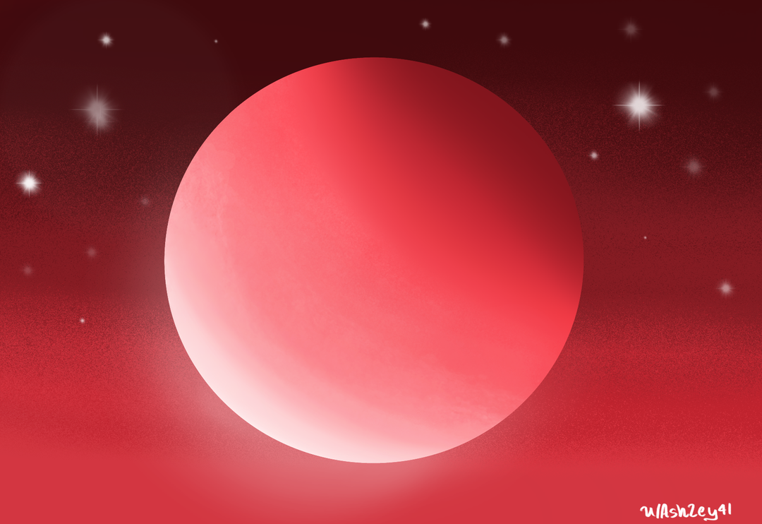 High Quality Red moon Blank Meme Template