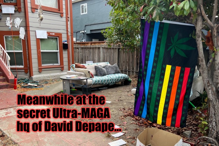 secret hq | Meanwhile at the
  secret Ultra-MAGA
       hq of David Depape... | image tagged in secret hq,legion of doom | made w/ Imgflip meme maker