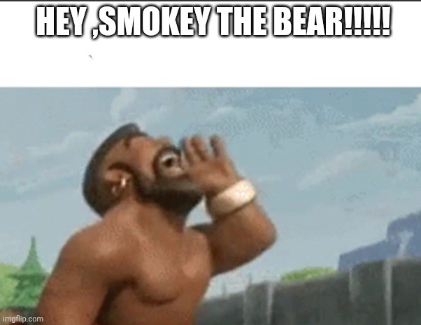 HEY ,SMOKEY THE BEAR!!!!! | made w/ Imgflip meme maker