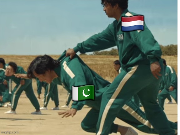 How??? | 🇳🇱; 🇵🇰 | image tagged in pakistan,cricket | made w/ Imgflip meme maker