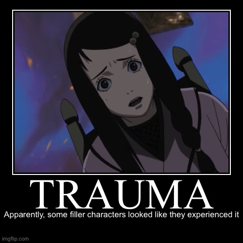 Do you remember this scene from a filler episode when Yakumo kinda looked traumatized? | image tagged in funny,demotivationals,trauma,memes,yakumo,naruto shippuden | made w/ Imgflip demotivational maker