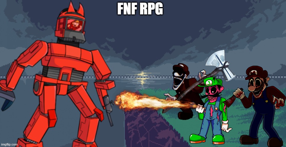 RPG | FNF RPG | image tagged in fnf vs missingno background | made w/ Imgflip meme maker