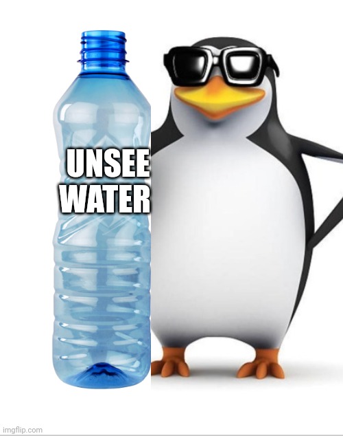 UNSEE WATER | made w/ Imgflip meme maker