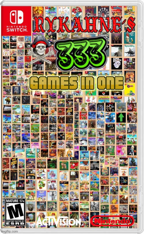 ALL 333 OF MY FAKE SWITCH GAMES IN ONE! | image tagged in nintendo switch,video games,imgflip,fake switch games | made w/ Imgflip meme maker