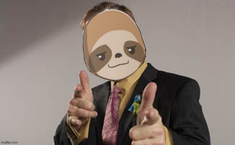 Sloth lawyer | image tagged in sloth lawyer | made w/ Imgflip meme maker