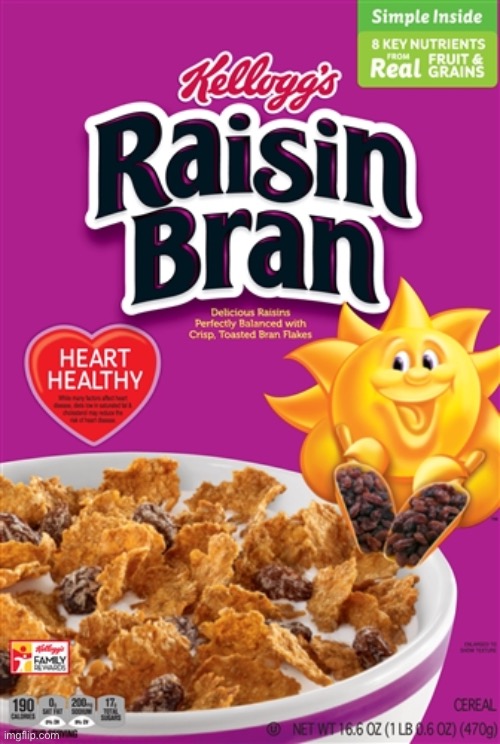 raisin bran | image tagged in raisin bran | made w/ Imgflip meme maker