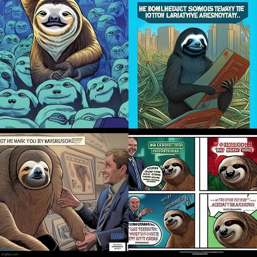 Sloth campaigns for an Australian conservative to be treasury se | image tagged in sloth campaigns for an australian conservative to be treasury se | made w/ Imgflip meme maker