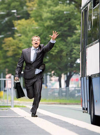 High Quality Running for bus Blank Meme Template