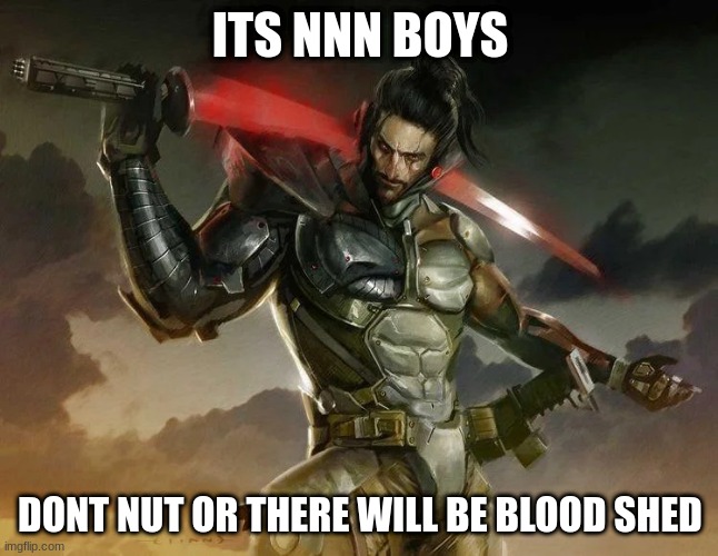 Jetstream sam helps you in NNN | ITS NNN BOYS; DONT NUT OR THERE WILL BE BLOOD SHED | image tagged in motivational,jetstream sam,metal gear rising,nnn | made w/ Imgflip meme maker