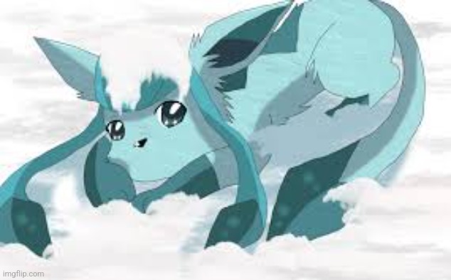 sadder glaceon | image tagged in sadder glaceon | made w/ Imgflip meme maker