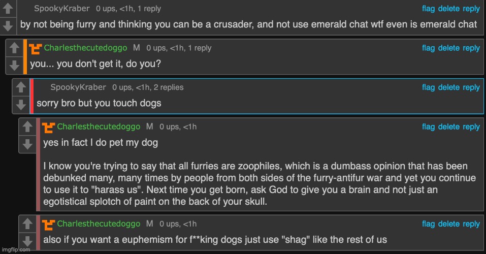 bro's account says he's "surrounded by idiots" and then he posts the most overused and debunked stereotype of furries ever | made w/ Imgflip meme maker