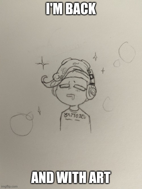 He's clearly thinking about something... | I'M BACK; AND WITH ART | made w/ Imgflip meme maker