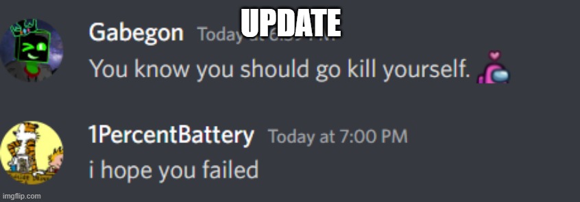 UPDATE | made w/ Imgflip meme maker