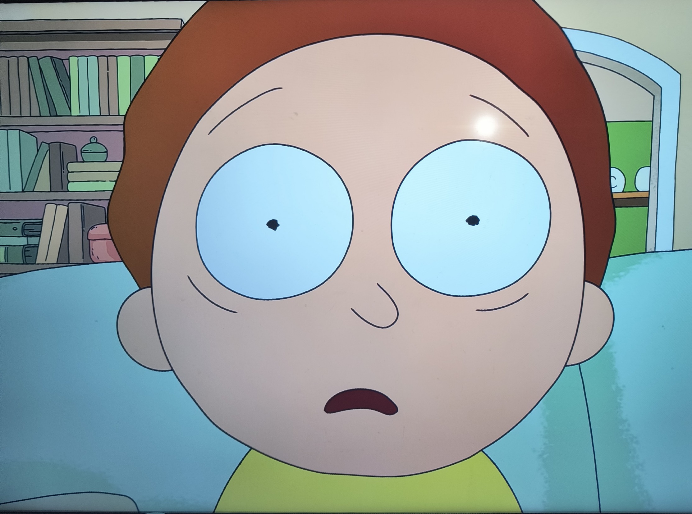 High Quality Mortified Morty Blank Meme Template