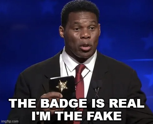 THE BADGE IS REAL
I'M THE FAKE | made w/ Imgflip meme maker