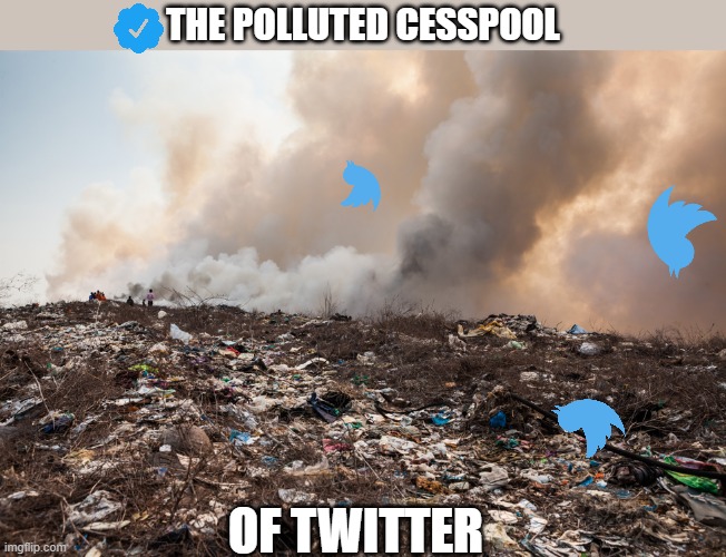 THE POLLUTED CESSPOOL OF TWITTER | made w/ Imgflip meme maker