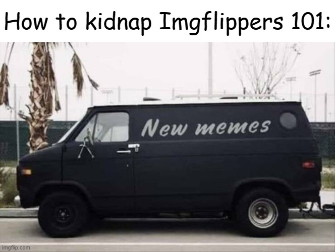 It would work on me for sure |  How to kidnap Imgflippers 101: | image tagged in kidnapping,imgflip users,imgflippers,new memes,funny | made w/ Imgflip meme maker