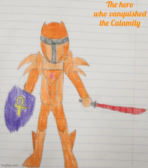 Stats change after every boss the hero fights, they only appear during the Century long Calamity | The hero who vanquished the Calamity | made w/ Imgflip meme maker