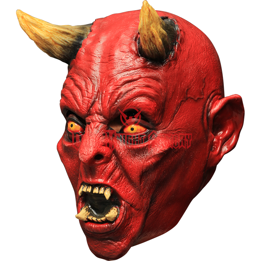 High Quality Demon mask with transparency Blank Meme Template