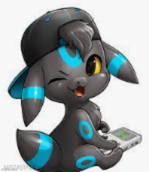 does this look cute? | image tagged in gaming umbreon 2 | made w/ Imgflip meme maker