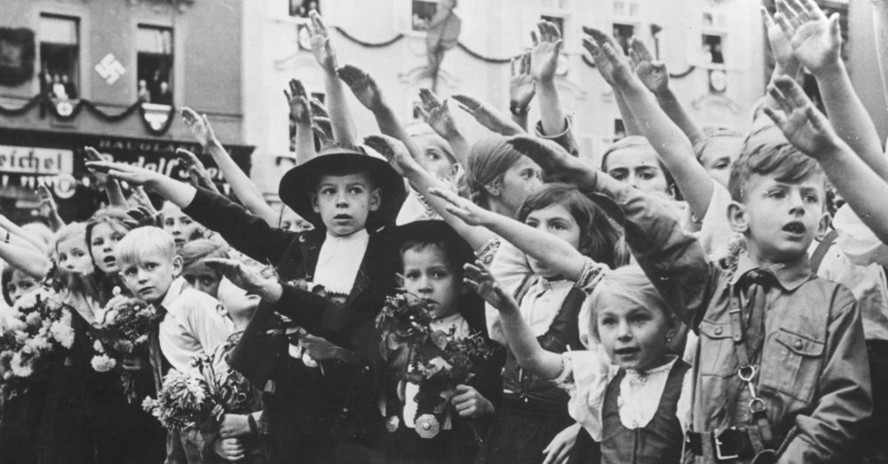 High Quality Nazi children kids Triumph of the Will 1935 Blank Meme Template