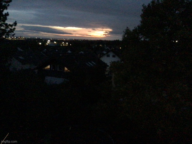 Wiesbaden sunset | made w/ Imgflip meme maker