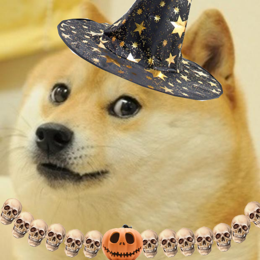 Doge Halloween Blank Meme Template