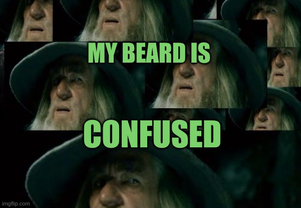 MY BEARD IS CONFUSED | made w/ Imgflip meme maker