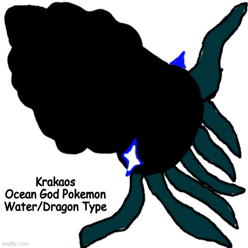 legendary three | Krakaos
Ocean God Pokemon
Water/Dragon Type | made w/ Imgflip meme maker