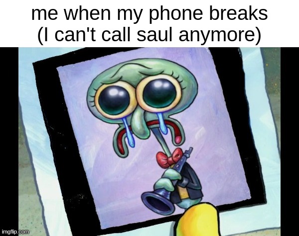 Zad Skidword | me when my phone breaks
(I can't call saul anymore) | image tagged in zad skidword | made w/ Imgflip meme maker