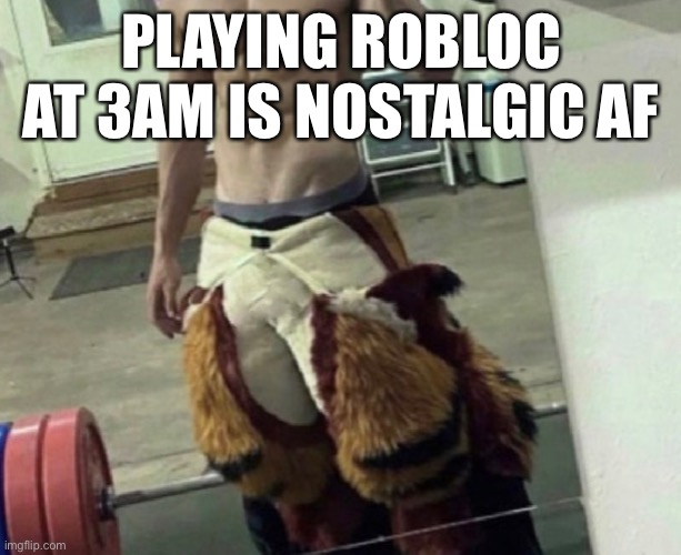 Im feeling like loading up party.exe rn | PLAYING ROBLOC AT 3AM IS NOSTALGIC AF | image tagged in lordreaperus | made w/ Imgflip meme maker